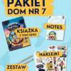 ksiazka + notes + ołówki + naklejki